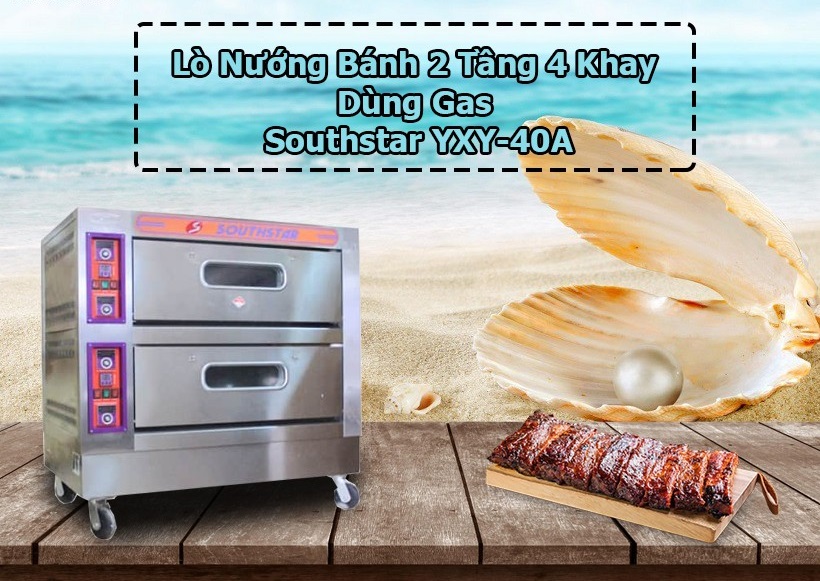 Lò nướng Southstar 2 tầng 4 khay dùng gas YXY-40A