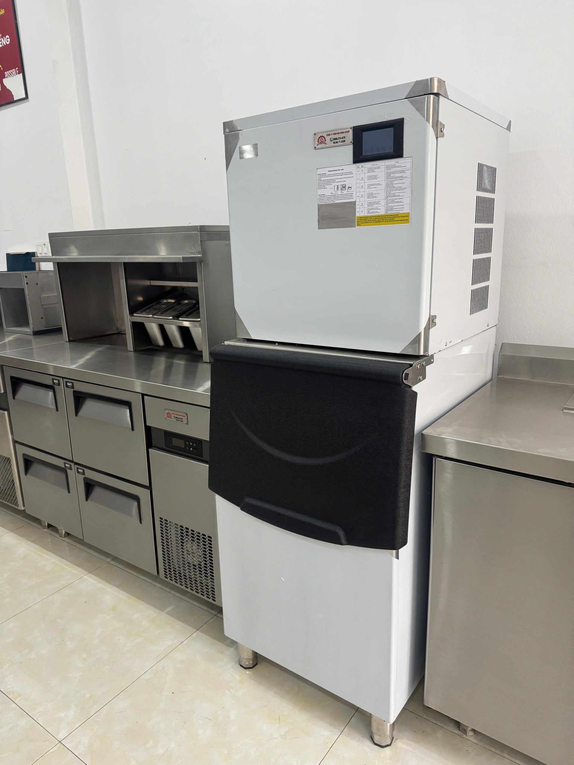 Máy làm đá viên 160kg/ngày