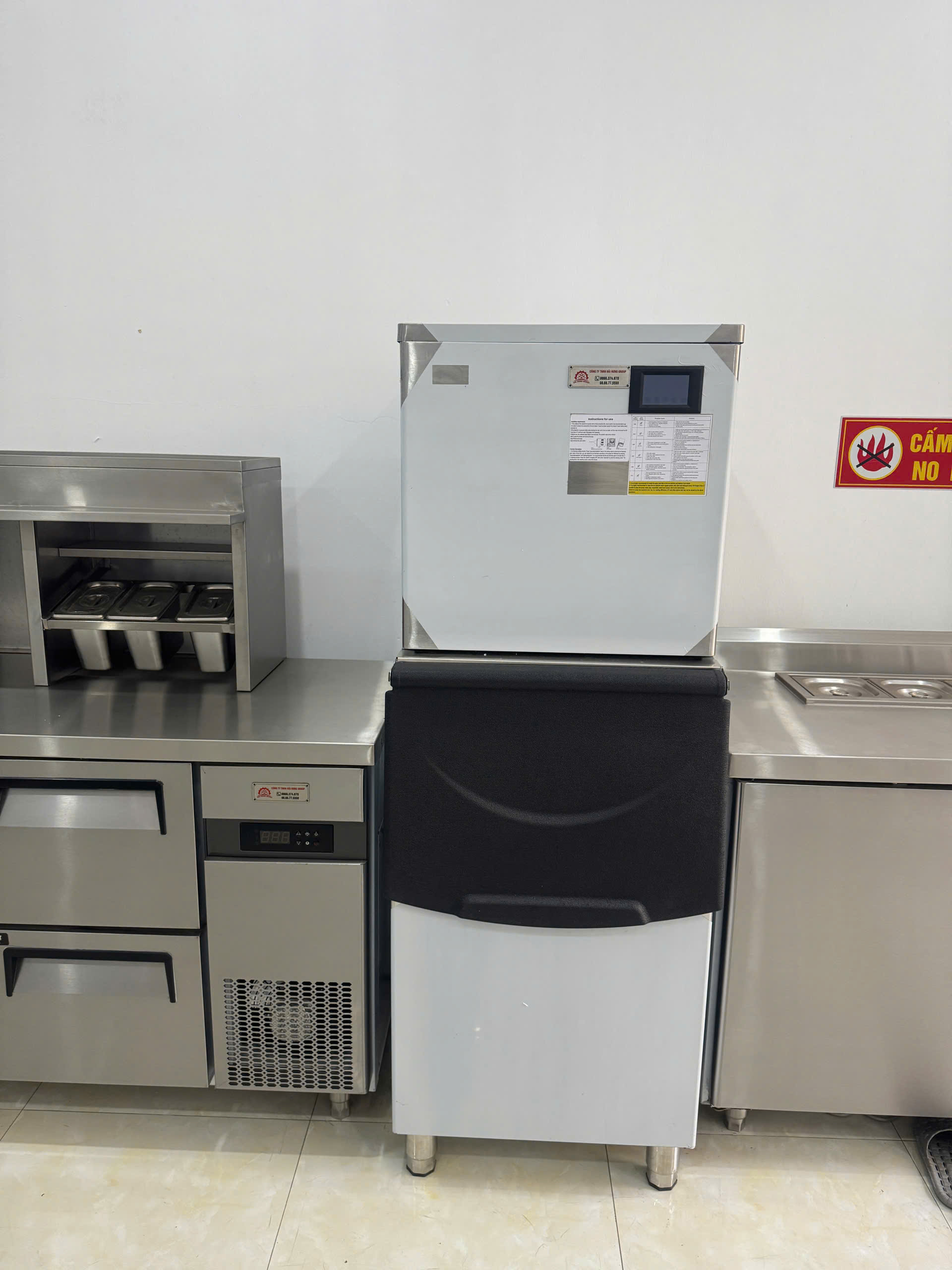 Máy làm đá viên 160kg/ngày