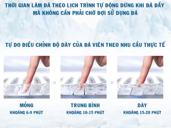 Máy làm đá viên 300kg/ngày