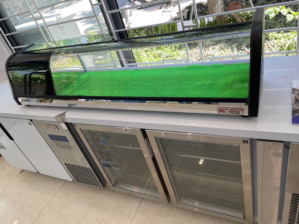 Tủ trưng bày sushi 1200mm, 1500mm, 1800mm