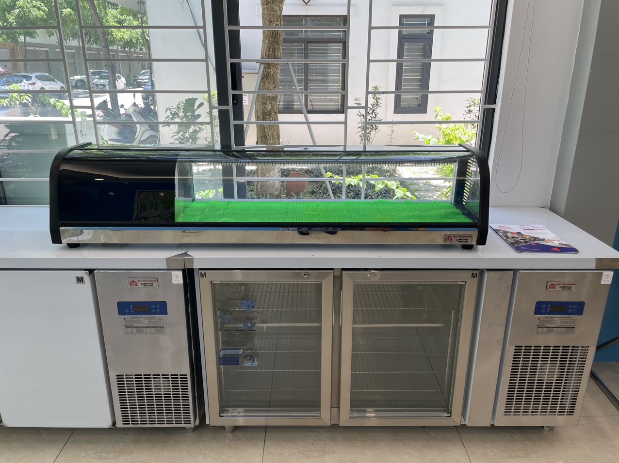 Tủ trưng bày sushi 1200mm, 1500mm, 1800mm