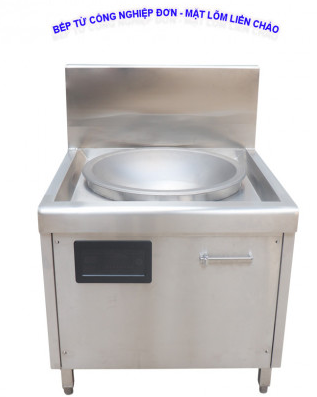  BẾP TỪ CÔNG NGHIỆP ĐƠN 12KW LÕM LIỀN CHẢO 