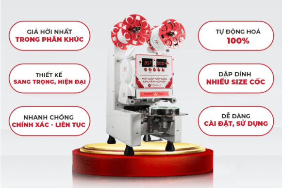  Máy dập nắp cốc 