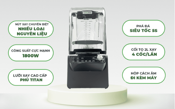 Máy xay công nghiệp chống ồn