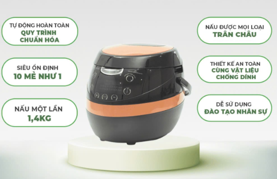  Nồi nấu trân châu tự động 