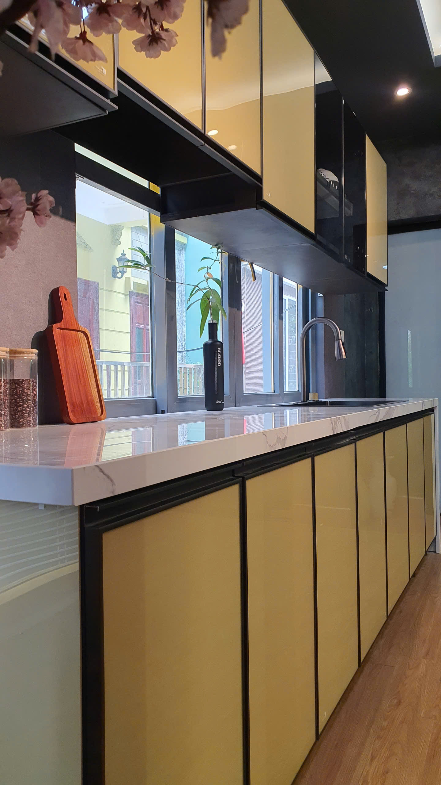  TỦ BẾP INOX CÁNH KÍNH (A.ĐỨC - HẠ LONG) 